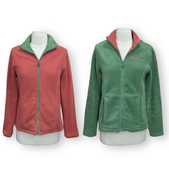 Ruff Hewn Reversible Fleece Full Zip Jacket Small - Picture 1 of 14